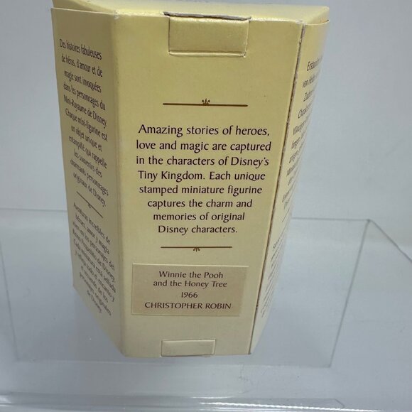 Disney Tiny Kingdom Christopher Robin Figurine 1966 Winnie The Pooh In Box - Picture 3 of 6